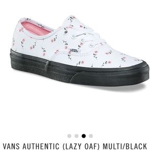 Authentic Vans (Lazy Oaf) Size 8.5